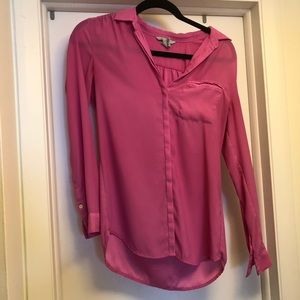 H&M pink blouse size 4